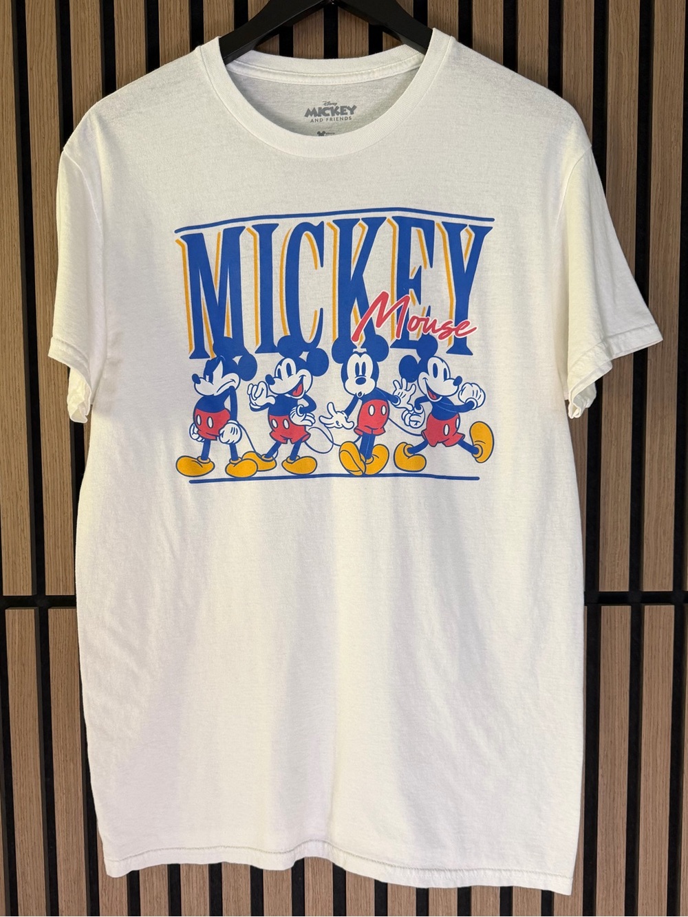 White Graphic Disney Tee - Classic Cartoon Print
